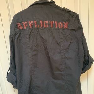 Button Down Affliction Shirt
